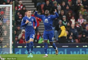 Video clip bàn thắng: Stoke City 0-3 Everton (Vòng 25 NHA 2015/2016)
