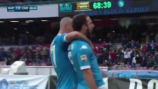 Video clip bàn thắng: Napoli 1-0 Carpi (Vòng 24 Serie A 2015/2016)