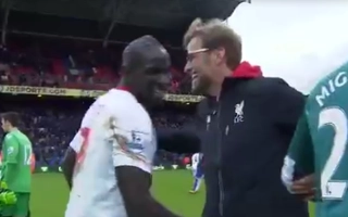HLV Klopp ăn mừng chiến thắng trước Crystal Palace