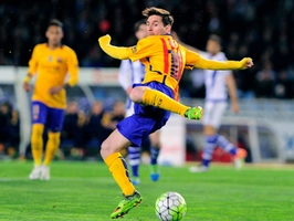 Video clip bàn thắng: Sociedad 1-0 Barca (Vòng 32 La Liga 2015/2016)