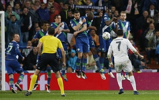 Phân tích: Cú sút phạt tung lưới Wolfsburg của Ronaldo không hề may mắn