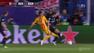 Không chỉ Suarez mà Neymar cũng chơi bẩn ở trận thua Atletico