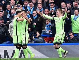 Video clip bàn thắng: Chelsea 0-3 Man City (Vòng 34 Premier League 2015/2016)