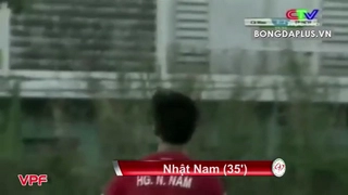 Cầu thủ hạng nhất Việt Nam ghi bàn và ăn mừng như ngôi sao Ronaldo