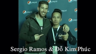 VĐV bóng đá nghệ thuật Đỗ Kim Phúc đọ tài với ngôi sao Sergio Ramos