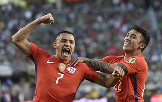 Video clip bàn thắng: Mexico 0-7 Chile (Tứ kết Copa America 2016)