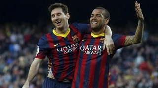 Các pha phối hợp tiki-taka đáng nhớ giữa Messi vs Dani Alves