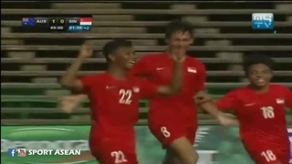 Siêu phẩm của Beckham ở M.U được tái hiện ở giải U16 Đông Nam Á