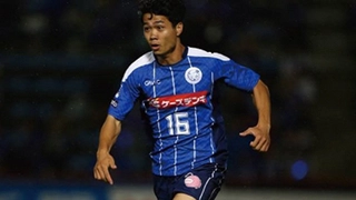 Màn trình diễn của tiền đạo Công Phượng trong lần đầu đá chính ở Mito Hollyhock