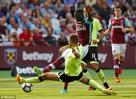 Tổng hợp: West Ham 1-0 Bournemouth (Vòng 2 NHA 2016/17)