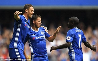 Tổng hợp: Chelsea 3-0 Burnley (Vòng 3 Premier League 2016/17)