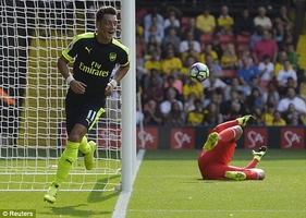 Tổng hợp: Watford 1-3 Arsenal (Vòng 3 Ngoại hạng Anh 2016/17)