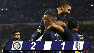 Xem lại trận đấu Inter Milan 2-1 Juventus (Vòng 4 Serie A 2016/17)