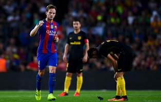 Tổng hợp: Barca 1-1 Atletico Madrid (Vòng 5 La Liga 2016/17)