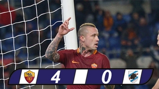 AS Roma 4-0 Sampdoria: Thắng lợi đậm đà