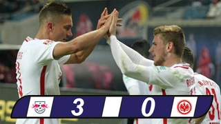 RB Leipzig 3-0 Frankfurt: Ngựa ô tiếp tục sải vó ở Bundesliga