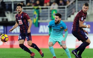 Tổng hợp: Eibar 0-4 Barca (Vòng 19 La Liga 2016/17)