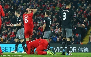 Tổng hợp: Liverpool 0-1 Southampton (Bán kết cúp Liên đoàn Anh 2016/17)