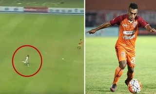 Cầu thủ Indonesia bứt tốc kinh hoàng rồi ghi bàn