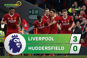 Tổng hợp: Liverpool 3-0 Huddersfield (Vòng 10 NHA 2017/18)