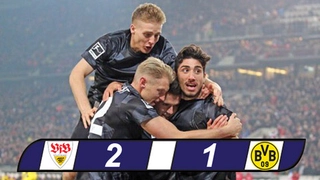 Stuttgart 2-1 Dortmund: Bên bờ vực khủng hoảng