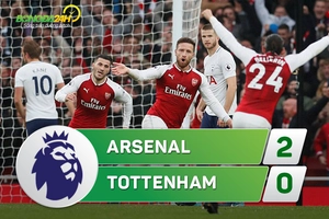 Tổng hợp: Arsenal 2-0 Tottenham (Vòng 12 Ngoại hạng Anh 2017/18)