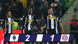 Gladbach 2-1 Bayern Munich: Thất bại đầu tiên của triều đại Heynckes