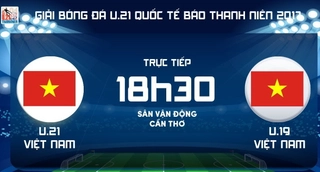 Tổng hợp: U19 Việt Nam 1-4 U21 Việt Nam (U21 quốc tế 2017)