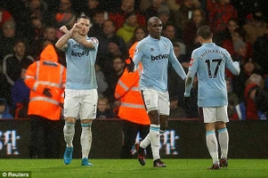 Tổng hợp: Bournemouth 3-3 West Ham (Vòng 20 Premier League 2017/18)