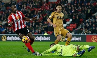 Tổng hợp: Sunderland 0-0 Tottenham (Vòng 23 NHA 2016/17)