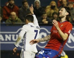 Tổng hợp: Osasuna 1-3 Real Madrid (Vòng 22 La Liga 2016/17)