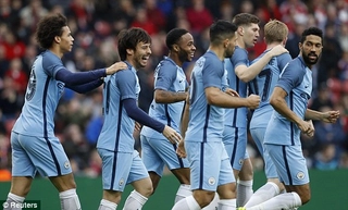 Tổng hợp: Middlesbrough 0-2 Man City (Tứ kết FA Cup 2016/17)