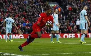 Tổng hợp: Liverpool 2-1 Burnley (Vòng 28 NHA 2016/17)