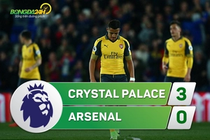 Tổng hợp: Crystal Palace 3-0 Arsenal (Vòng 32 NHA 2016/17)