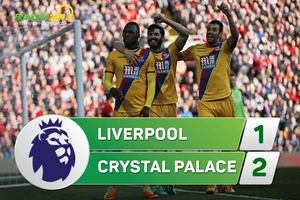 Tổng hợp: Liverpool 1-2 Crystal Palace (Vòng 34 NHA 2016/17)