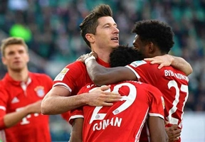 Tổng hợp: Wolfsburg 0-6 Bayern Munich (Vòng 31 Bundesliga 2016/17)