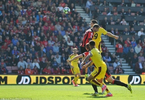 Tổng hợp: Bournemouth 2-1 Burnley (Vòng 37 NHA 2016/17)