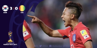 Tổng hợp: U20 Hàn Quốc 3-0 U20 Guinea (Bảng A U20 World Cup 2017)