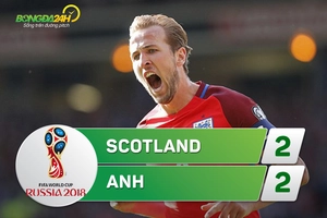 Tổng hợp: Scotland 2-2 Anh (Vòng loại World Cup 2018)