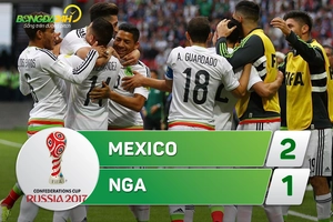 Tổng hợp: Mexico 2-1 Nga (Confed Cup 2017)