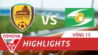 Tổng hợp: Quảng Nam 3-3 SLNA (V-League 2017)