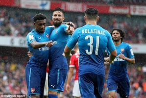 Tổng hợp: Arsenal 5-2 Benfica (Giao hữu)
