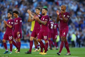 Tổng hợp: Brighton 0-2 Man City (Vòng 1 NHA 2017/18)