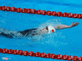 Kình ngư Ánh Viên đoạt HCV và phá kỷ lục Sea Games ở nội dung 100m ngửa
