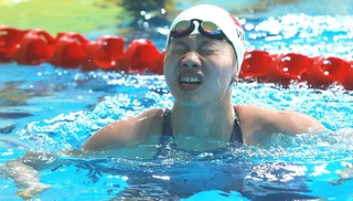 Kình ngư Ánh Viên thất bại ở nội dung 100m tự do