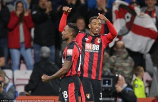 Tổng hợp: Bournemouth 2-1 Brighton (Vòng 5 NHA 2017/18)