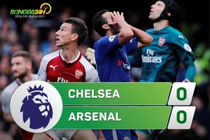Tổng hợp: Chelsea 0-0 Arsenal (Vòng 5 NHA 2017/18)