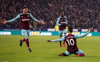 Tổng hợp: Huddersfield 1-4 West Ham (Vòng 23 Premier League 2017/18)