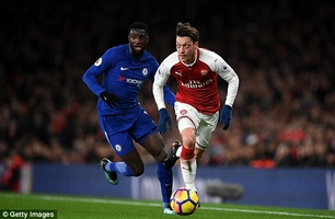 Tổng hợp: Arsenal 2-2 Chelsea (Vòng 22 Premier League 2017/18)