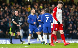 Tổng hợp: Chelsea 3-0 West Brom (Vòng 27 Premier League 2017/18)